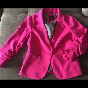 THE LIMITED - Bright Pink Cotton Blazer